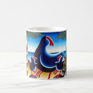 Pukekos u. Nikau Kaffeetasse