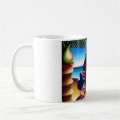 Pukekos u. Nikau Kaffeetasse (Links)