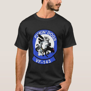 Pukin Hunde VF-143 Vintag Strike Fighter Squadron T-Shirt