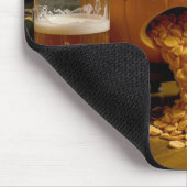 Puking Halloween Pumpkin In a Bar Mousepad (Ecke)
