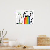 Puking Rainbows Poster (Küche)