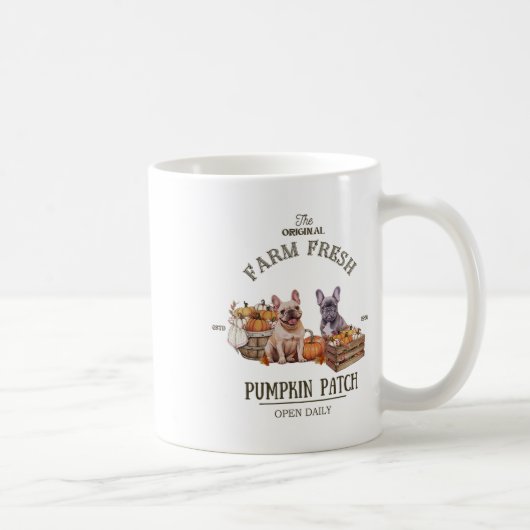 Pukkin Patch French Bulldog - Die Original Farm Kaffeetasse (Rechts)