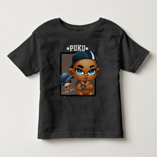 PUKU & PET KLEINKIND T-SHIRT (Vorderseite)