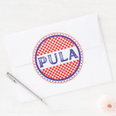 Pula City Pride Emblem – Croatian Identity Runder Aufkleber (Umschlag)