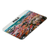 Pula Croatia City View Gemälde Magnet (Linke Seite)