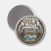 Pula Kroatien Magnet (Vorderseite/Rückseite)