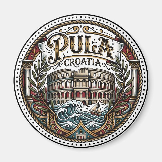 Pula Kroatien Magnet (Vorne)