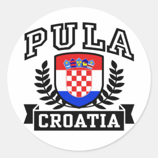 Pula Kroatien Runder Aufkleber