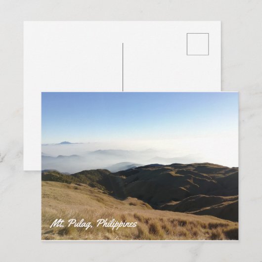 Pulag, Philippinen Postkarte (Vorne/Hinten)