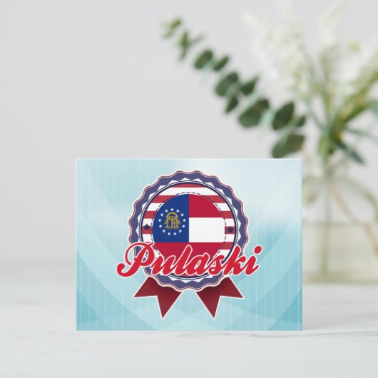 Pulaski, GA Postkarte (Stehend Vorderseite)