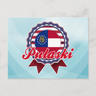 Pulaski, GA Postkarte