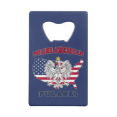 Pulaski Wisconsin Polnisch Geldbeutel Flaschenöffner (Rückseite)