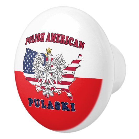 Pulaski Wisconsin Polnisch Keramikknauf (Rechts)