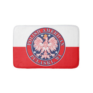 Pulaski Wisconsin Polnischer Adler Badematte