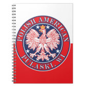 Pulaski Wisconsin Polnischer Adler Notizblock (Vorderseite)