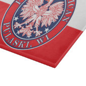 Pulaski Wisconsin Polnischer Adler Schneidebrett (Ecke)