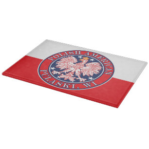 Pulaski Wisconsin Polnischer Adler Schneidebrett