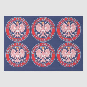 Pulaski Wisconsin Polnischer Adler Seidenpapier