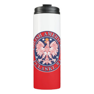 Pulaski Wisconsin Polnischer Adler Thermosbecher