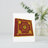 Pulaskis Legionsflagge Postkarte (Stehend Vorderseite)