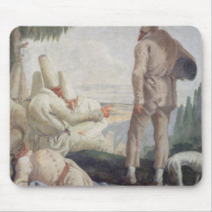 Pulcinella am Feiertag Mousepad