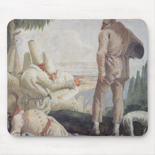 Pulcinella am Feiertag Mousepad (Vorne)