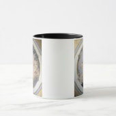 Pulcinella auf einem Schwingen, 1797 (Fresko) Tasse (Zentrum)