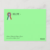 PULCINELLA ITALIAN KITCHEN PARTY Orange Rezept Postkarte (Rückseite)