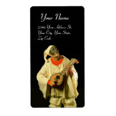 PULCINELLA MIT MANDOLIN schwarz (Vorne)