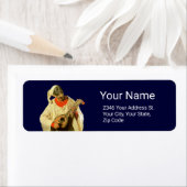 PULCINELLA PLAYING MANDOLIN Neapel Masquerade Mask (Insitu)