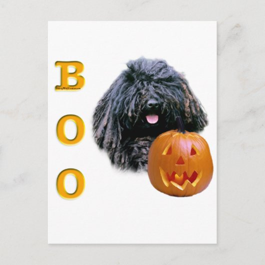 Puli Boo Postkarte (Vorderseite)