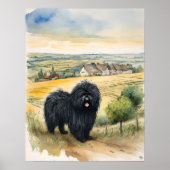 Puli - Dog Art Print Poster (Vorne)