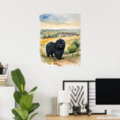 Puli - Dog Art Print Poster (Heimbüro)