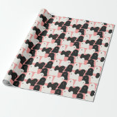 Puli Dog Niedlich Pink Polka Dot Geschenkpapier (Ungerollt)