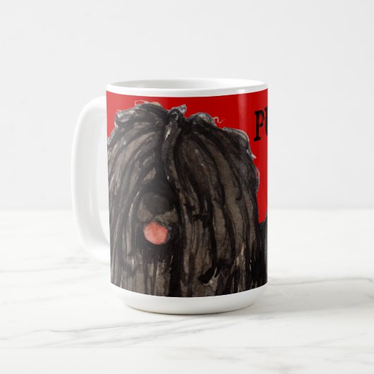 Puli Farbblock Kaffeetasse (Vorderseite Links)