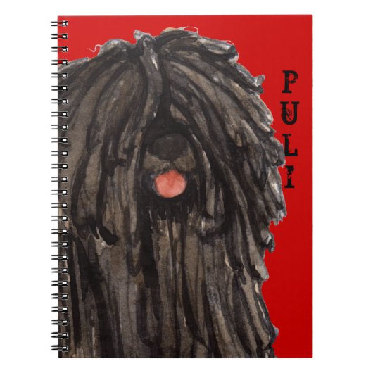 Puli-Farbblock Notizblock (Vorderseite)