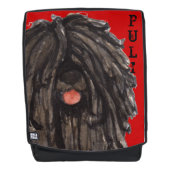 Puli-Farbblock Rucksack (Vorderseite)