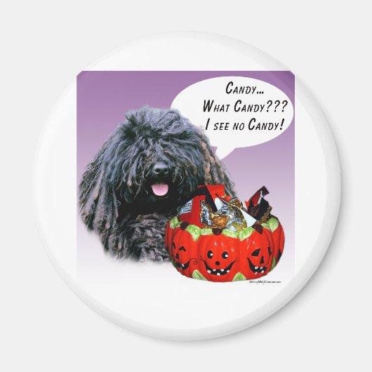 Puli Halloween Candy Magnet (Vorne)