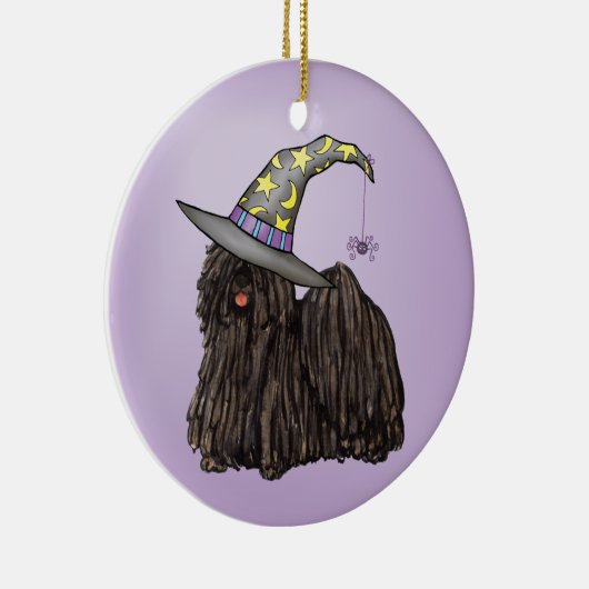 Puli Hexe Keramik Ornament (Rechts)