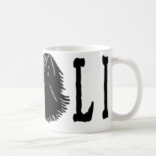 Puli Hund mit Puli Text Kaffeetasse