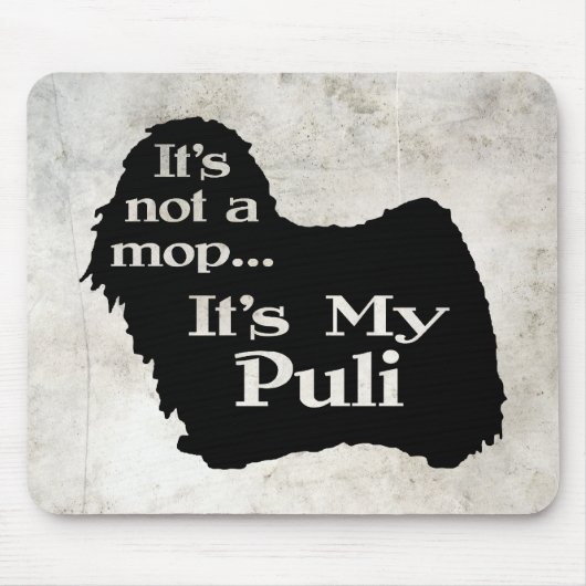 Puli kein Mop Mousepad (Vorne)