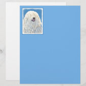 Puli-Malerei - Niedliche Original Hunde-Kunst (Vorne/Hinten)