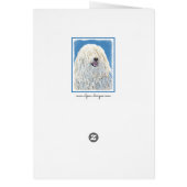 Puli-Malerei - Niedliche Original Hunde-Kunst (Hinten)