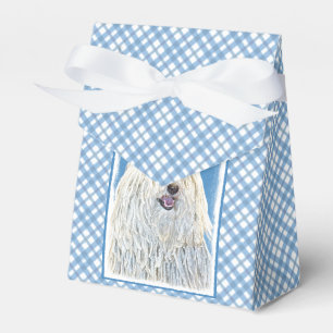 Puli-Malerei - Niedliche Original Hunde-Kunst Geschenkschachtel