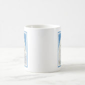 Puli-Malerei - Niedliche Original Hunde-Kunst Kaffeetasse (Mittel)