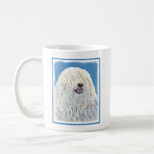 Puli-Malerei - Niedliche Original Hunde-Kunst Kaffeetasse