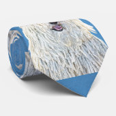 Puli-Malerei - Niedliche Original Hunde-Kunst Krawatte (Gerollt)