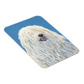 Puli-Malerei - Niedliche Original Hunde-Kunst Magnet (Rechte Seite)