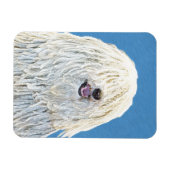 Puli-Malerei - Niedliche Original Hunde-Kunst Magnet (Horizontal)