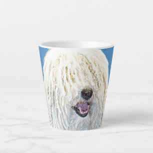 Puli-Malerei - Niedliche Original Hunde-Kunst Milchtasse
